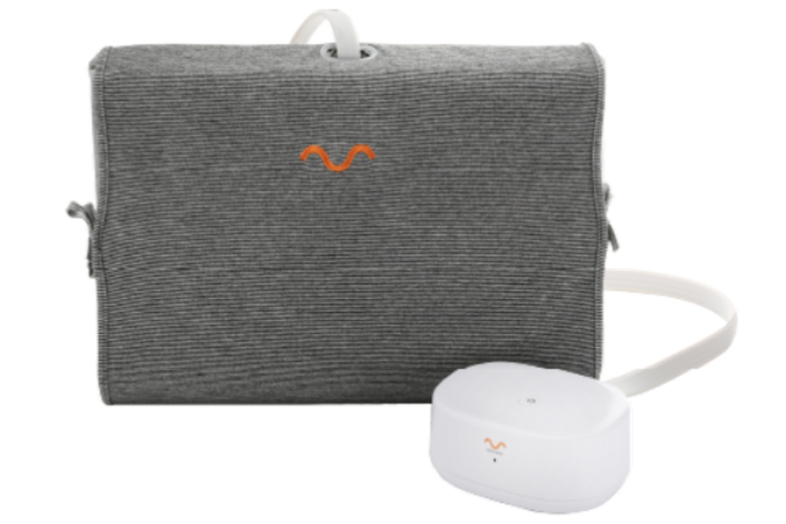 Le Motion Pillow ressemble en tout point à un oreiller conventionnel Le Motion Pillow ressemble en tout point à un oreiller conventionnel